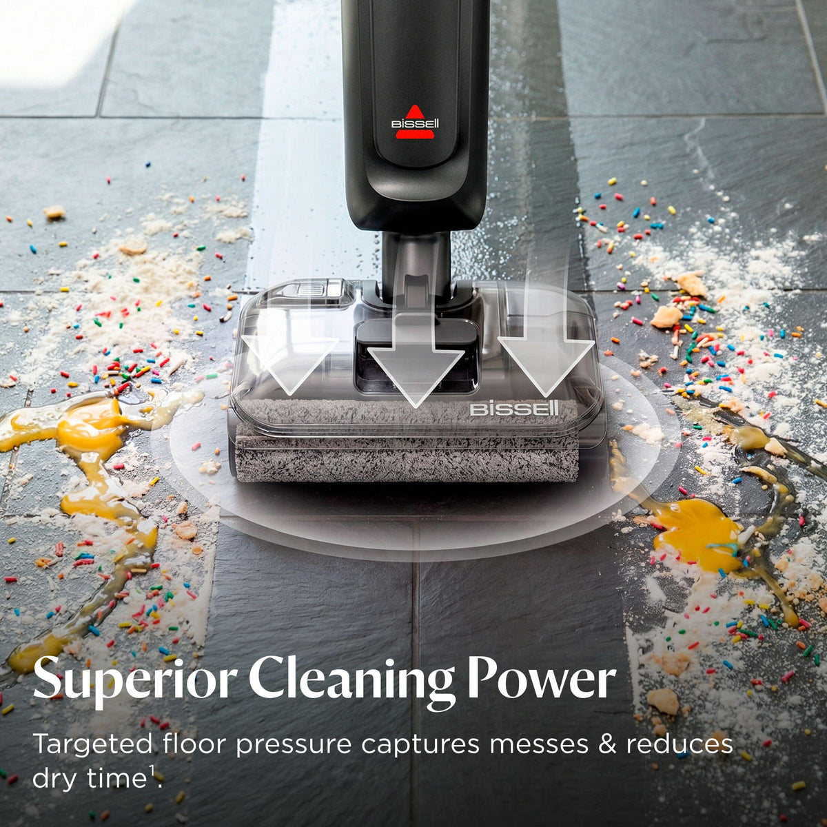 BISSELL - CrossWave Reach Cordless Wet/Dry Vacuum - Black