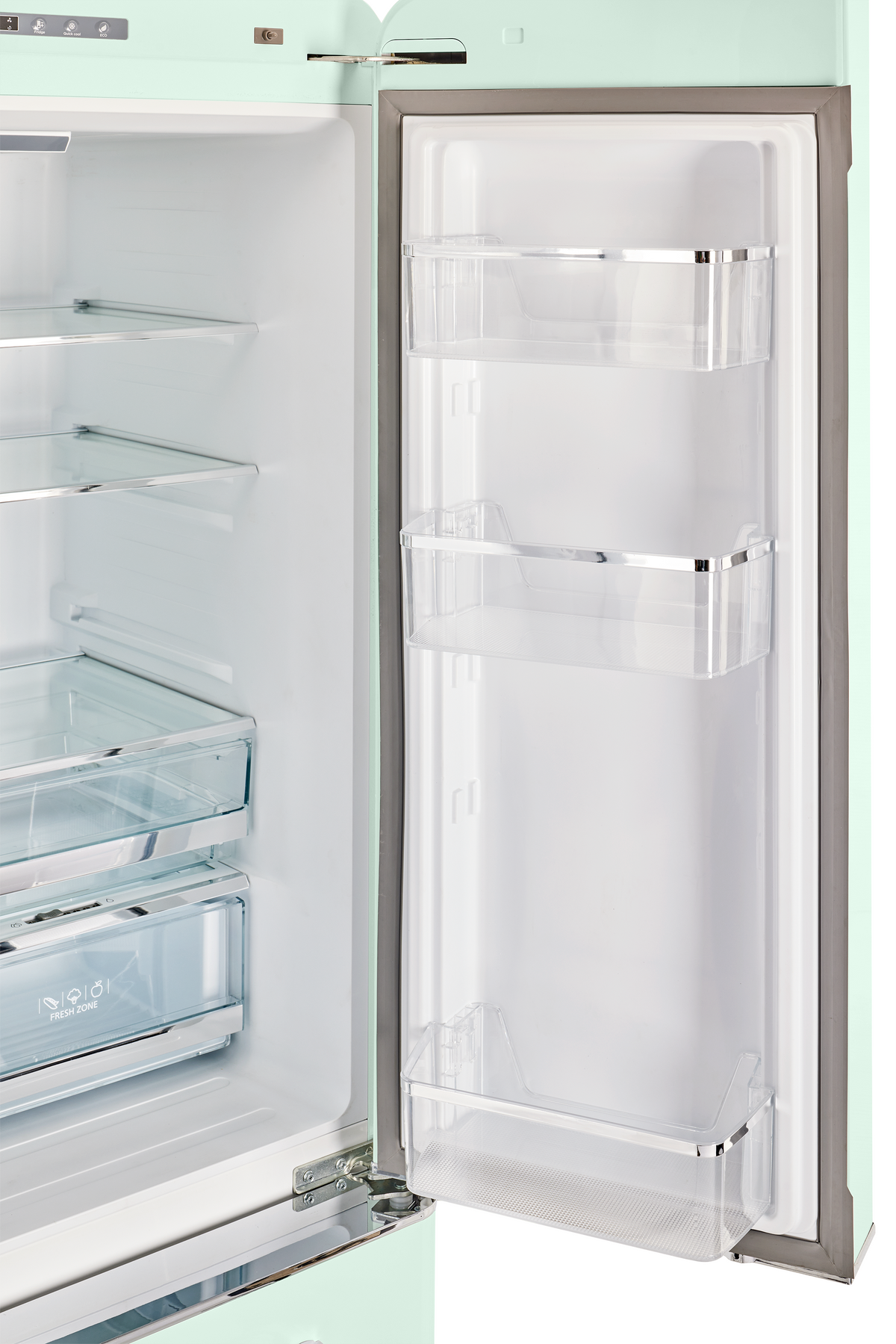 Unique Appliances - 36 in. Wide Classic Retro 36-inch 21 cu.ft. Counter Depth French Door Refrigerator - Summer Mint Green