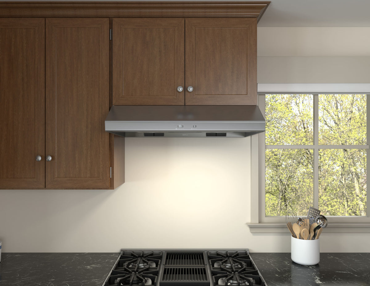 Zephyr - 42 inches - Externally Vented - Under cabinet Range Hood - Stainless Steel