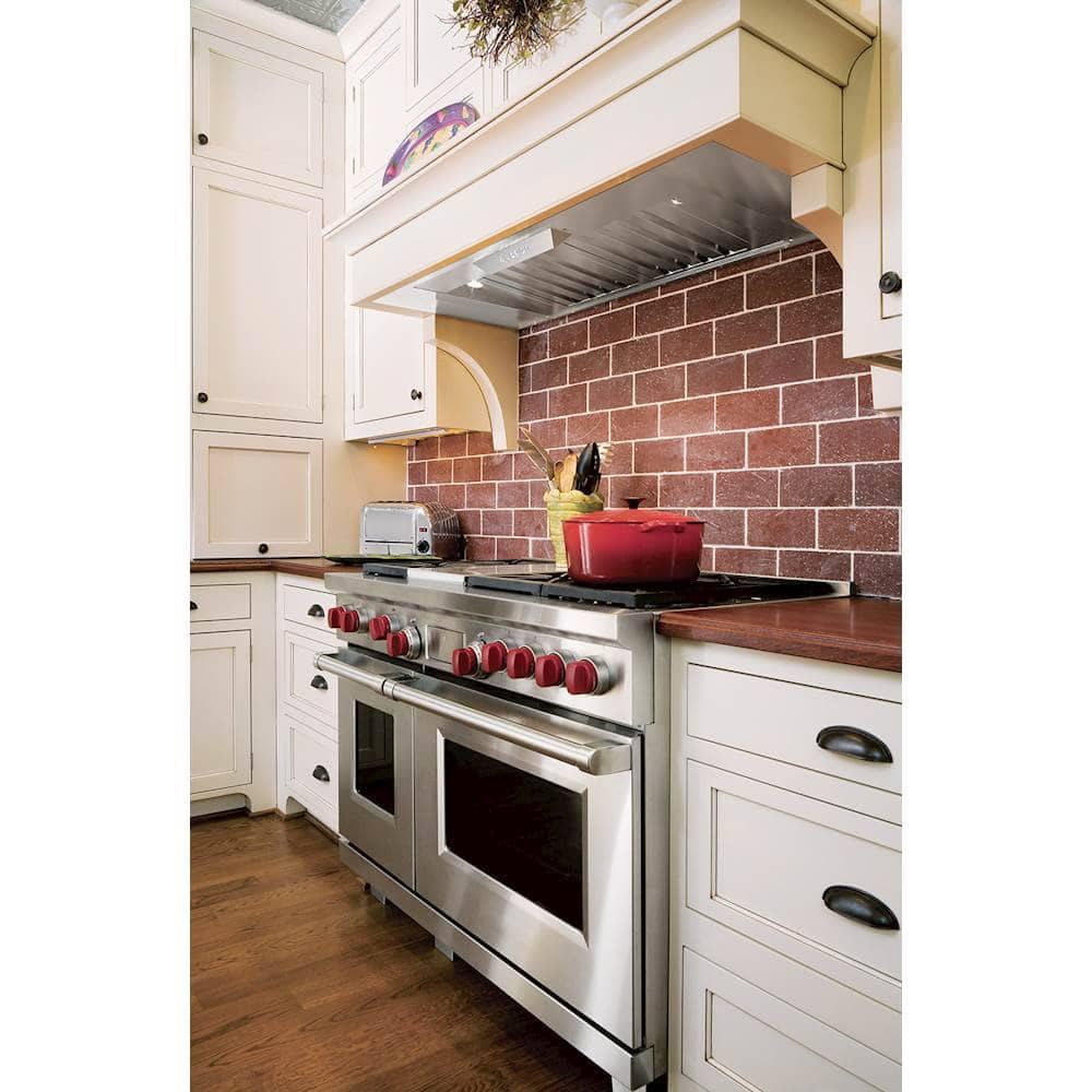 Zephyr - Panel 42 in. Liner for Tornado II for Range Hood - Stainless Steel