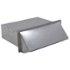 Zephyr - Duct 3-1/4 In. x 10 In. Exhaust Cap with Damper & Bird Screen for Range Hood - Silver