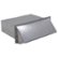 Zephyr - Duct 3-1/4 In. x 10 In. Exhaust Cap with Damper & Bird Screen for Range Hood - Silver