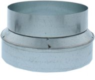 Zephyr - Duct 8 In. to 7 In. Round Reducer for Range Hood - Silver