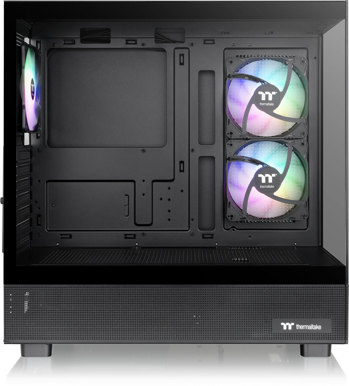 Thermaltake - View 270 Plus TG ARGB Mid Tower E-ATX PC Case - Black