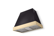 AGA - 36 inches - Externally Vented - Wall Range Hood - Matte Black