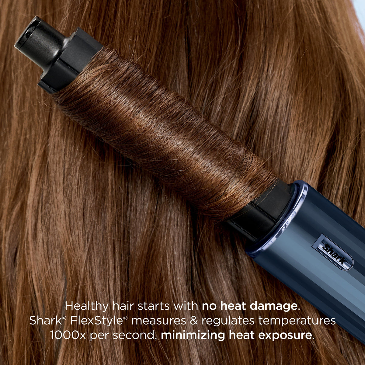 Shark - FlexStyle Air Styling & Drying System, Powerful Hair Blow Dryer and Multi-Styler - Straight & Wavy Hair - Indigo Rush