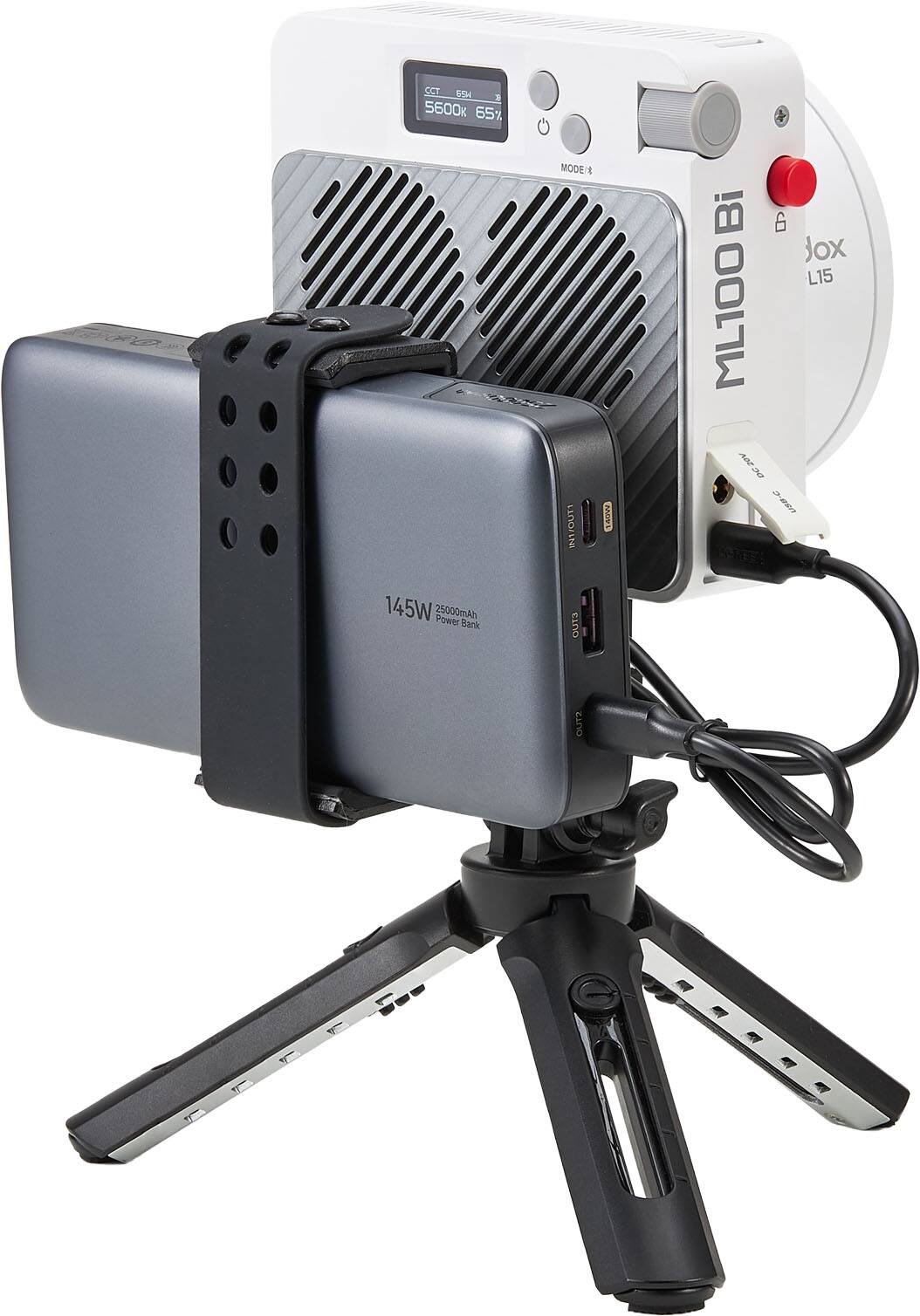 Godox - ML100R RGB Portable LED Light - Black