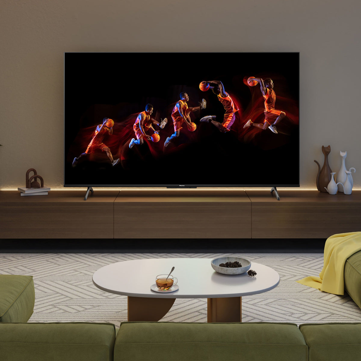 Hisense - 65" Class U6 Series Mini-LED 4K UHD QLED Smart Google TV (2024)