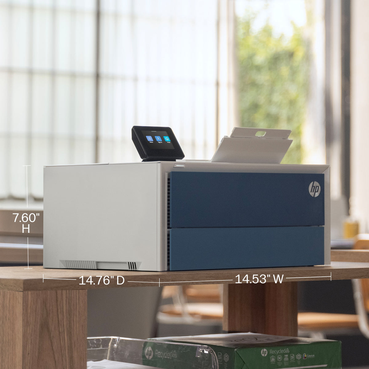 HP - LaserJet Pro 4006dw Wireless Black & White Laser Printer, 2-Sided Printing, Best for Office, AI-Enabled - White