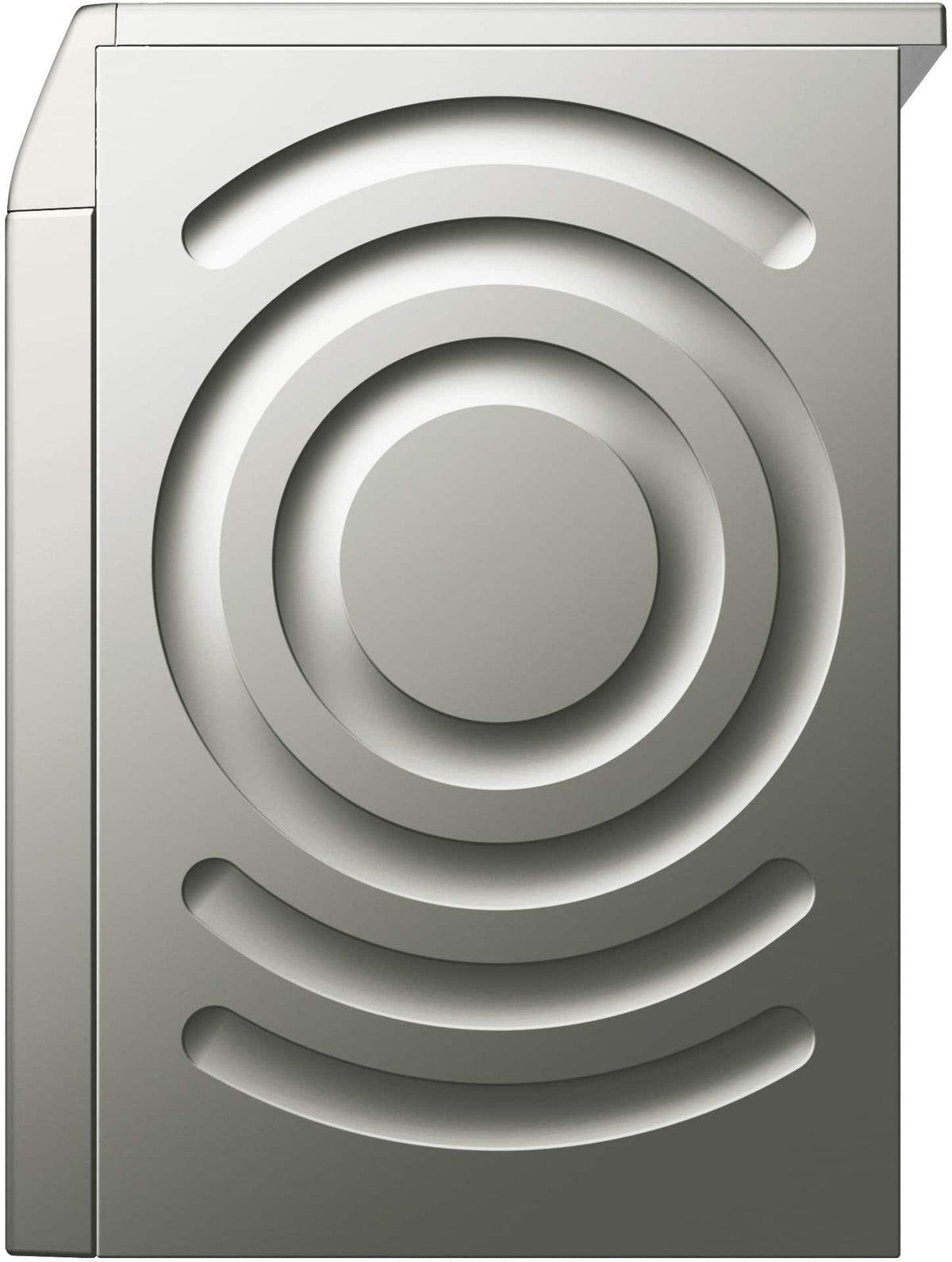 Bosch - 800 Series 2.4 Cu. Ft. High-Efficiency Stackable Smart Front Load Washer with Steam and 4D Wash System - Pearl steel