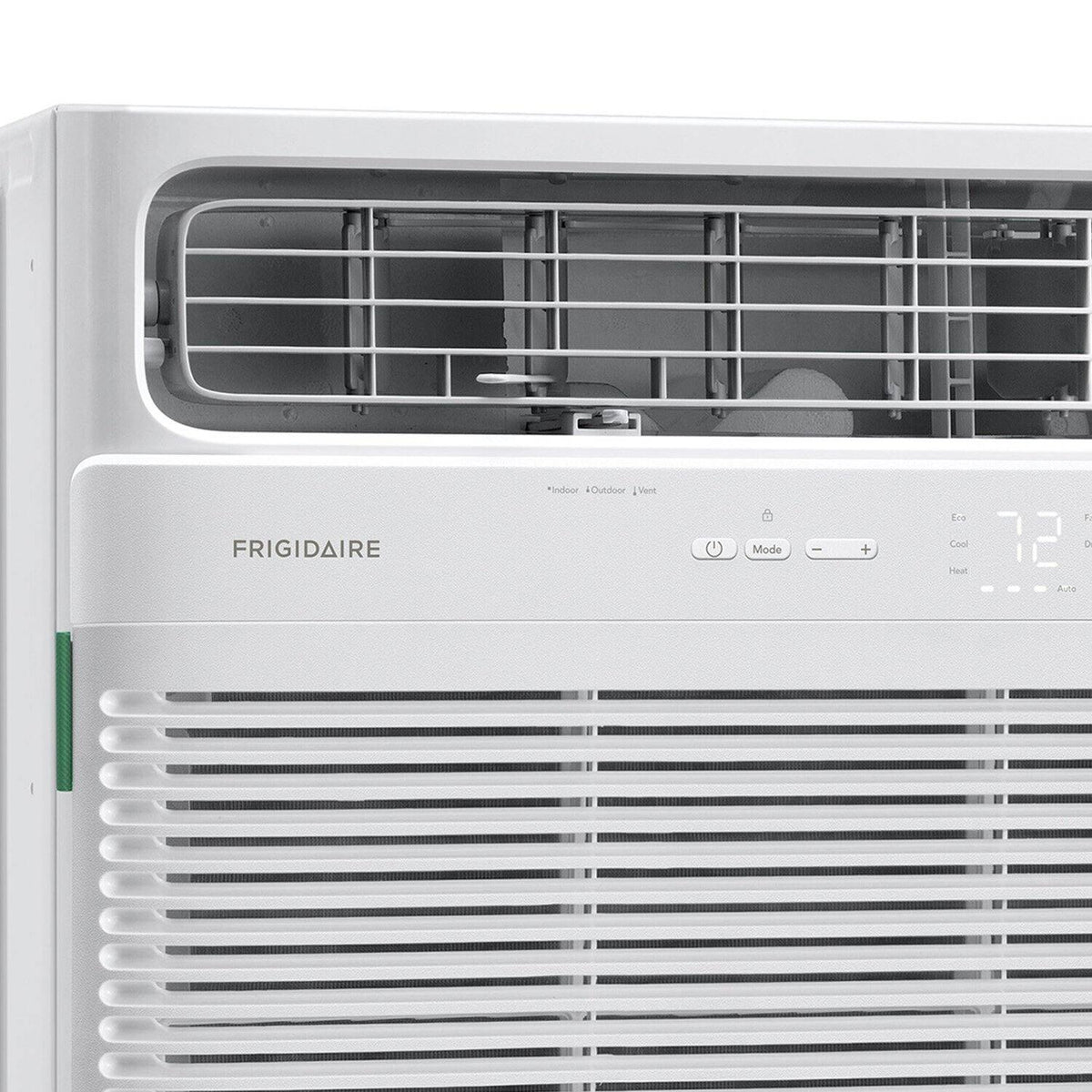 Frigidaire - 115V 18,000 BTU 1,000 Sq Ft Smart Window Air Conditioner with 16,000 BTU Supplemental Heat Function - White