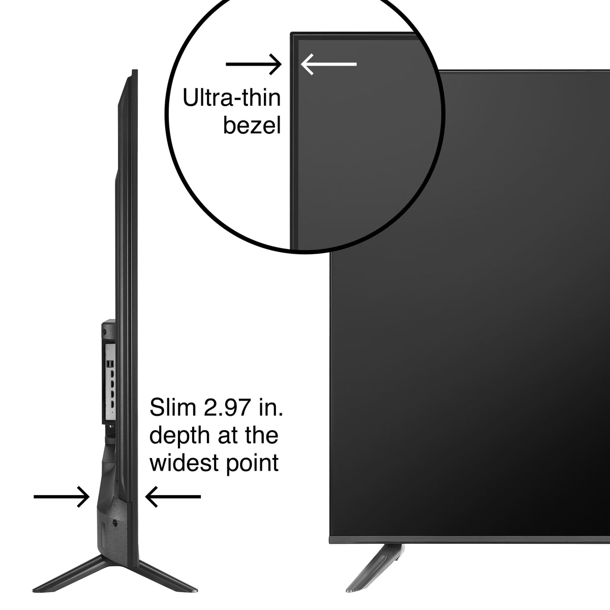 Pioneer - 65" Class LED 4K UHD Smart Roku TV