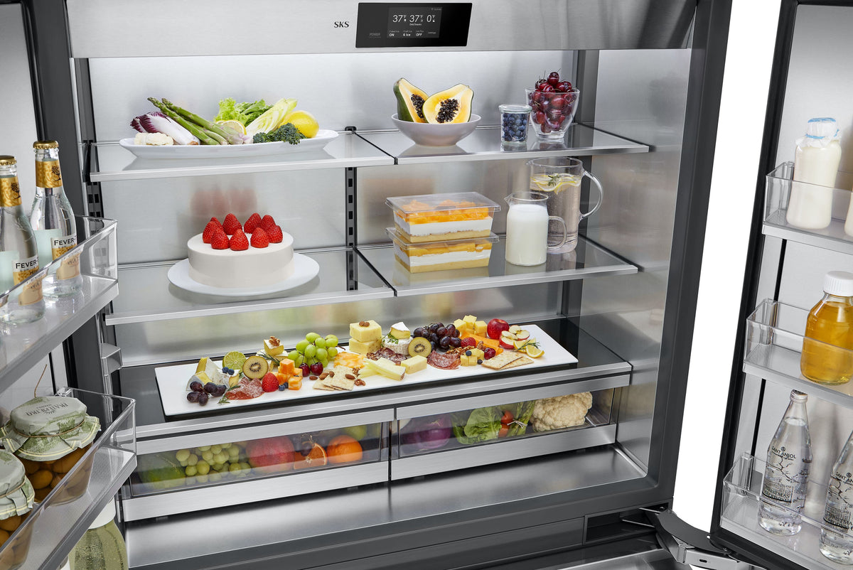 SKS - 48-in Built-In French Door Refrigerator - Stainless Steel