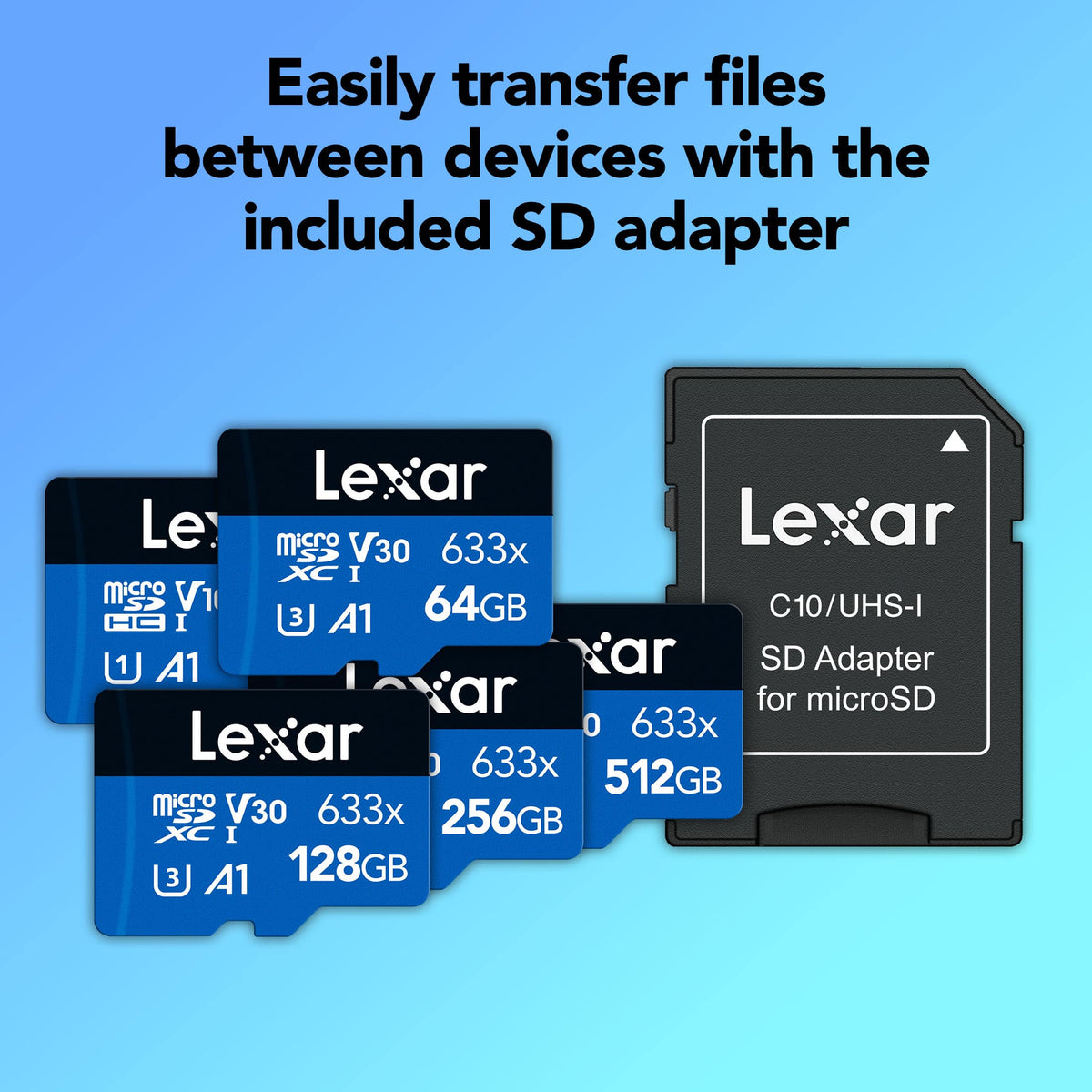 Lexar - 633X microSDXC UHS-I Card 64 GB