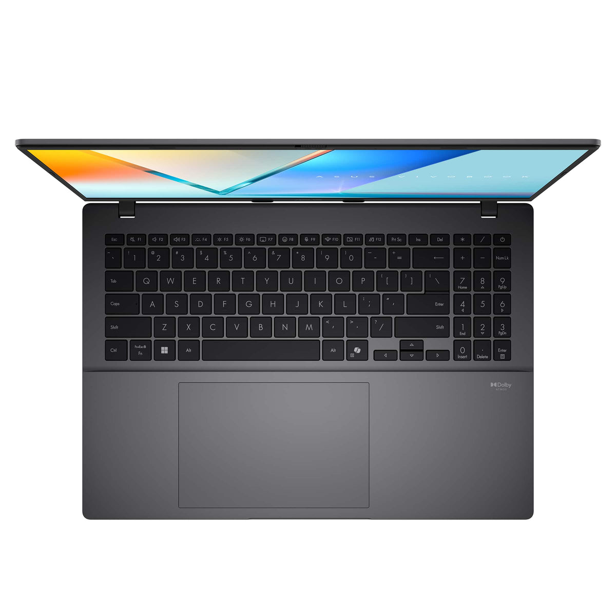 ASUS - Vivobook 14 Flip 14" 2K OLED Touch Laptop - Intel Core Ultra 9 386H - 32GB RAM - 1TB SSD - Copilot+ PC - Matte Gray