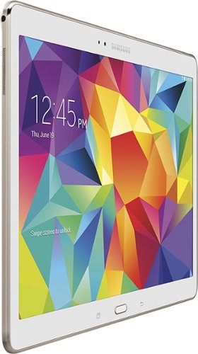 Samsung - Geek Squad Certified Refurbished Galaxy Tab S 10.5 - 16GB - Dazzling White