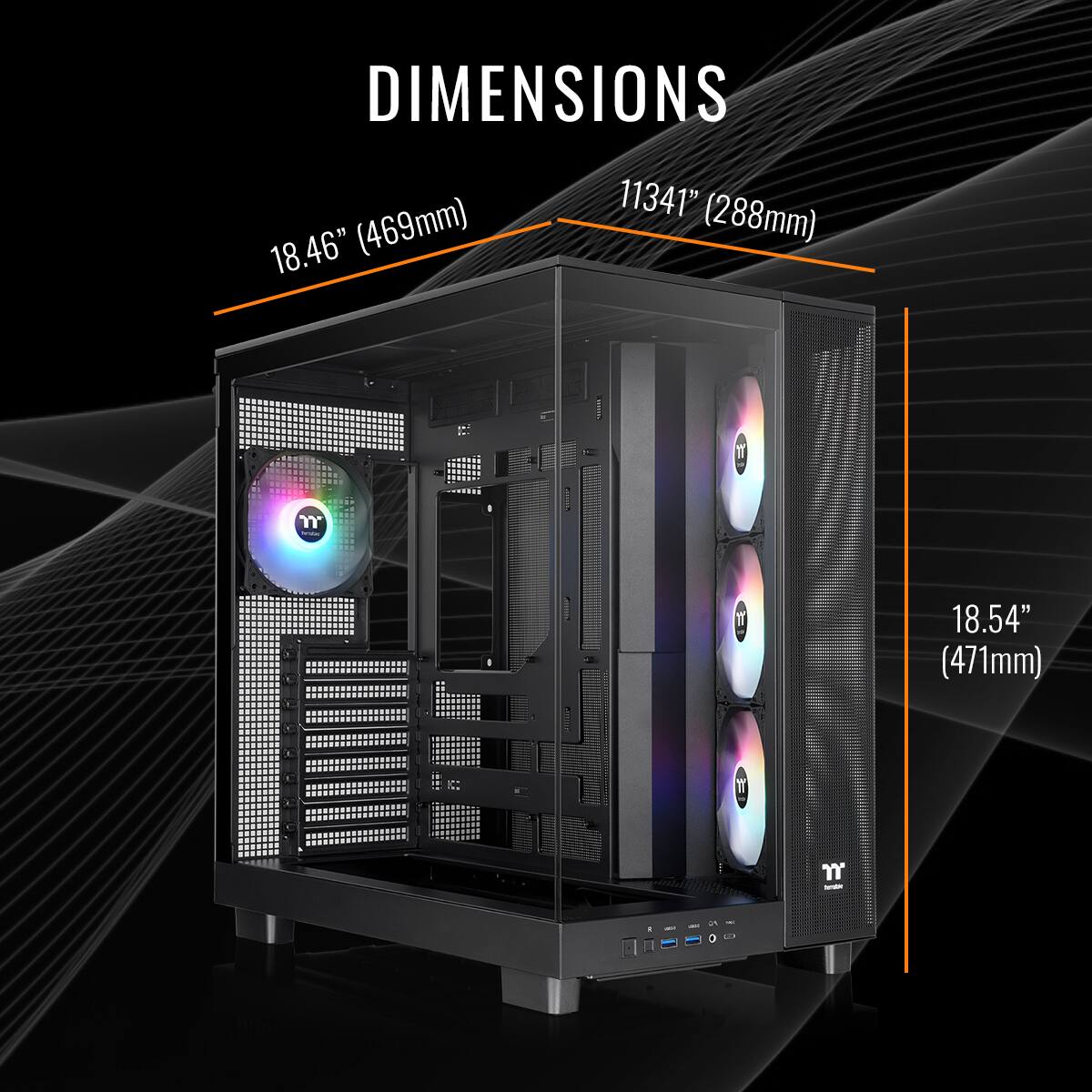 Thermaltake - LCGS View 9080-380XL Gaming Desktop AMD Ryzen 9 9900X3D 2025, 32GB Memory, NVIDIA GeForce RTX 5080, 2TB SSD NVMe M.2 - Black