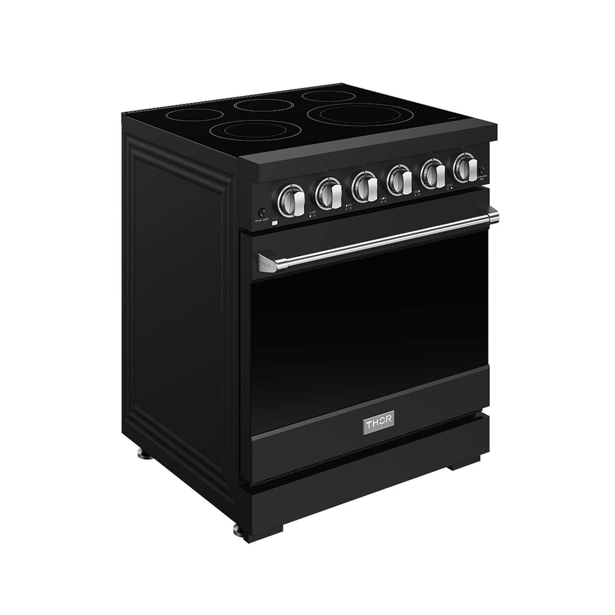 Gordon Ramsay Series by Thor Kitchen 4.55 Cu. Ft Freestanding Electric Range with Stainless Steel Hardware - Matte Black