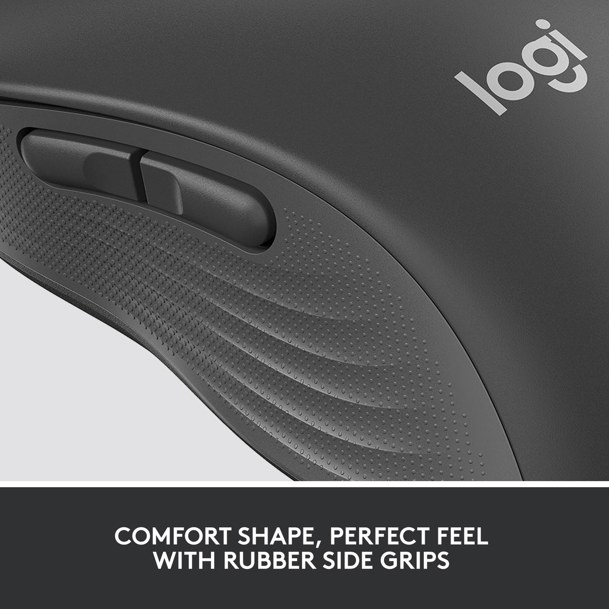 Logitech - Signature M650 L for Business Wireless Optical Mouse For Large Sized Hands - Wireless - Graphite