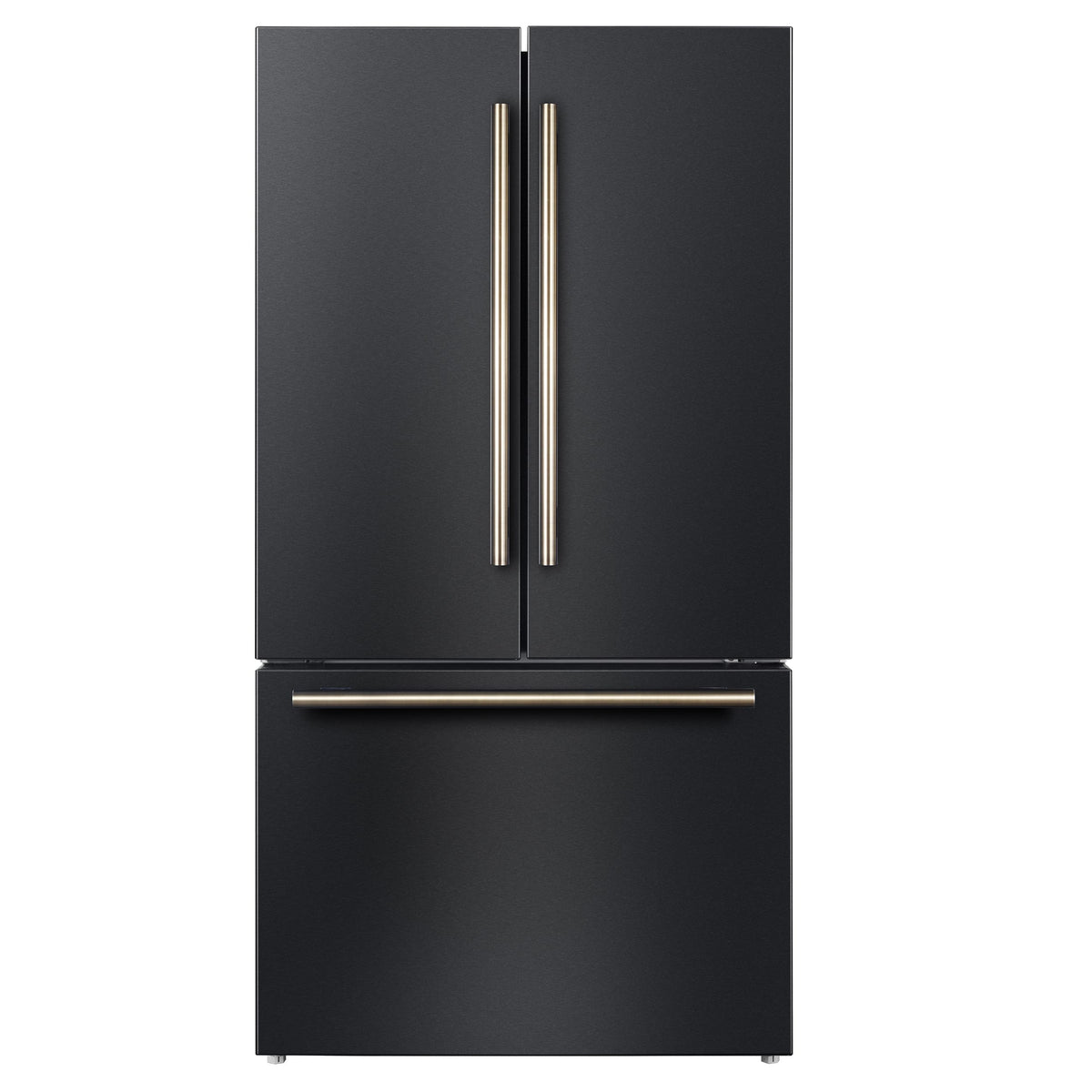Forno Appliances - Rivello 27.4 Cu. Ft. French Door Refrigerator with Internal Water Dispenser - Black