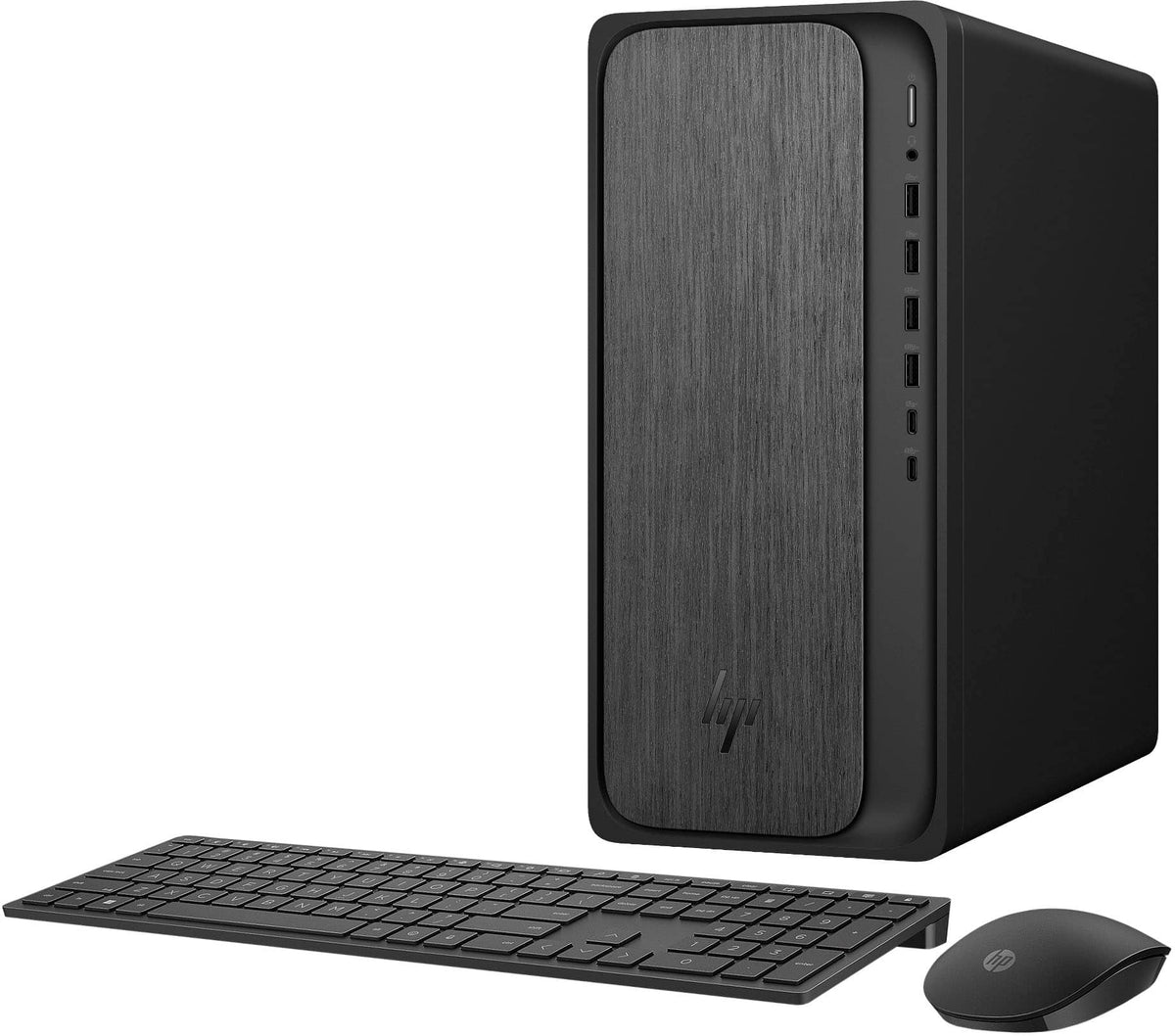 HP - OmniDesk Desktop - AMD Ryzen 7 8700G 2024 - 16GB DDR5 Memory - NVIDIA GeForce RTX 3050 - 1TB SSD - Gray Wood