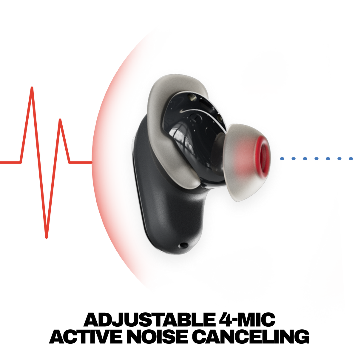 Skullcandy - Method 360 ANC True Wireless Noise Cancelling Earbuds - Black