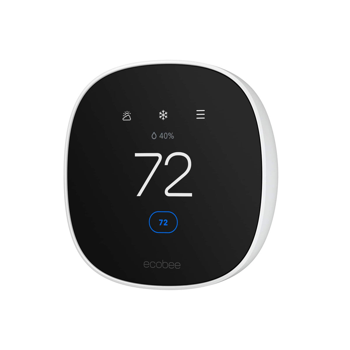 ecobee - Smart Thermostat Essential - WiFi Thermostat, Energy Star Certified - White