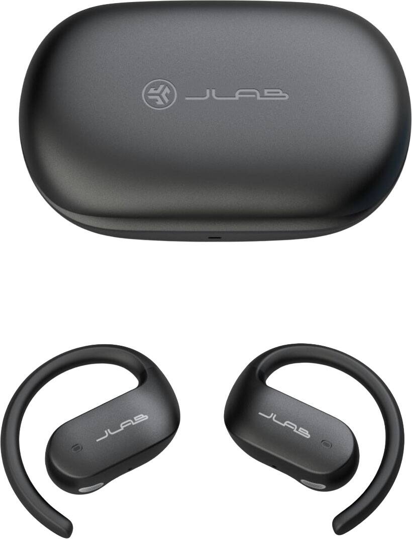 JLab - Jbuds Open Sport Air Conduction Bluetooth Wireless Earbuds - Black