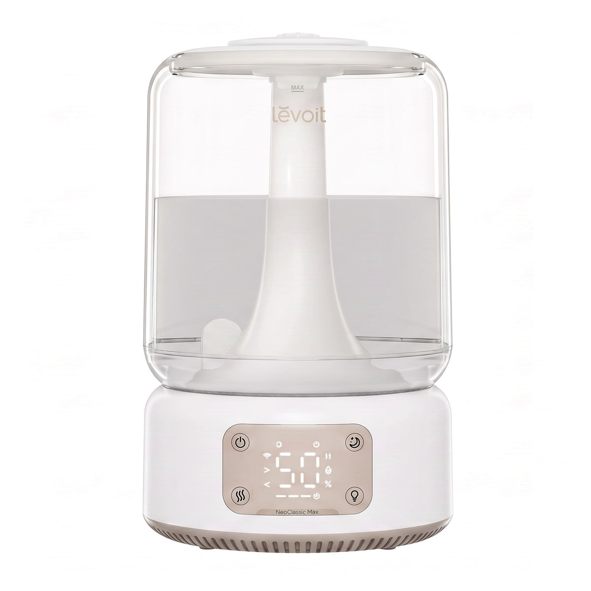 Levoit - NeoClassic Max 6.1-L Smart Ultrasonic Cool Mist Humidifier, 507 sq ft Max Coverage - Cream