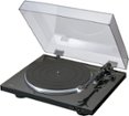 Denon - DP-300F Fully Automatic Analog Turntable with Built-In Phono Equalizer, Unique Tonearm Design, Slim Design - Black