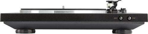 Denon - DP-300F Fully Automatic Analog Turntable with Built-In Phono Equalizer, Unique Tonearm Design, Slim Design - Black