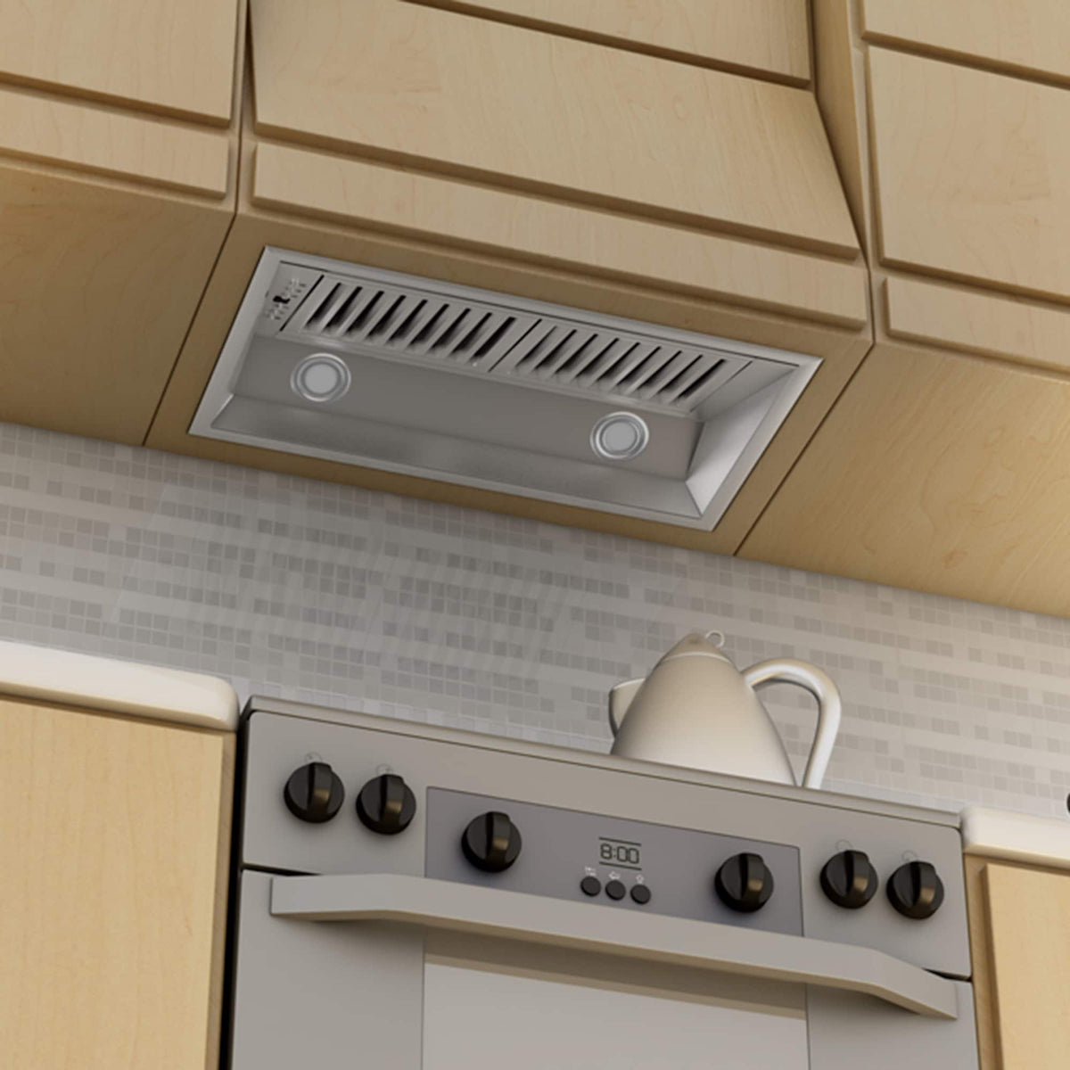 ZLINE - 28 inches - Externally Vented - Range Hood Insert - Stainless Steel