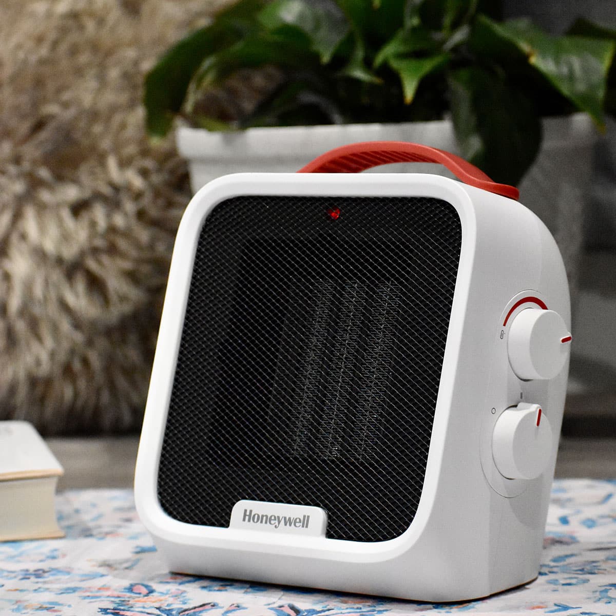 Honeywell - UberHeat 5 Ceramic Heater White - Black