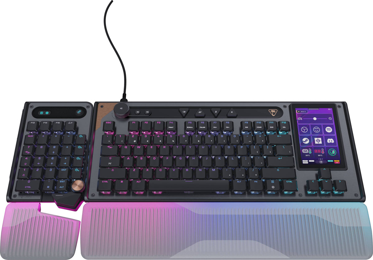 Turtle Beach - Command Series KB7 TKL Wired Hall-Effect Gaming Keyboard for PC - Black