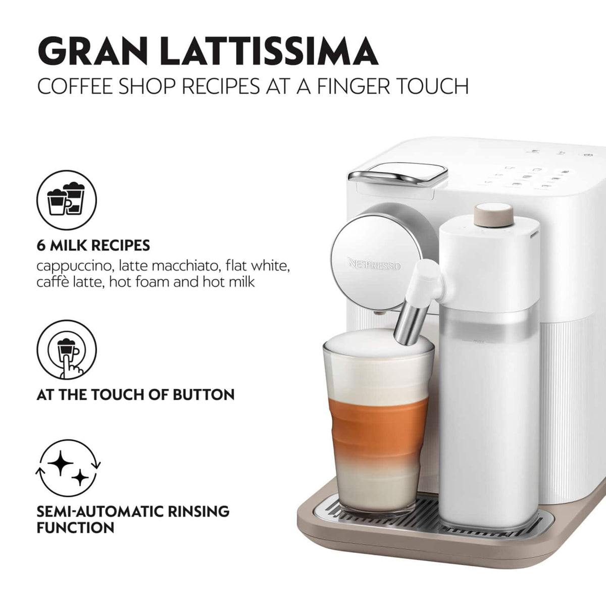 Nespresso - Gran Lattissima - White