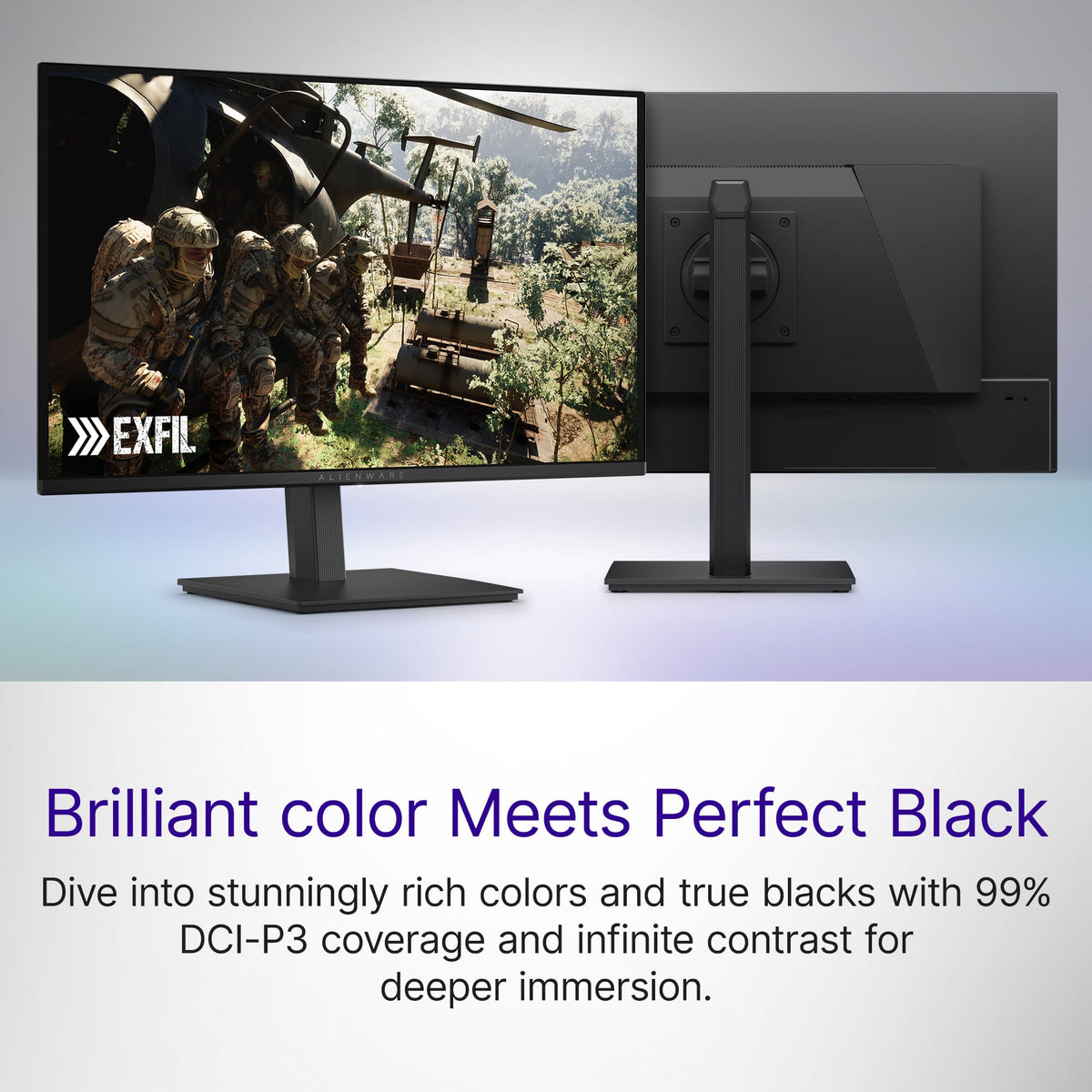 Alienware - AW2726DM 27" QD-OLED QHD 240Hz 0.03ms FreeSync Premium Pro Gaming Monitor with HDR (HDMI, DisplayPort) - Black