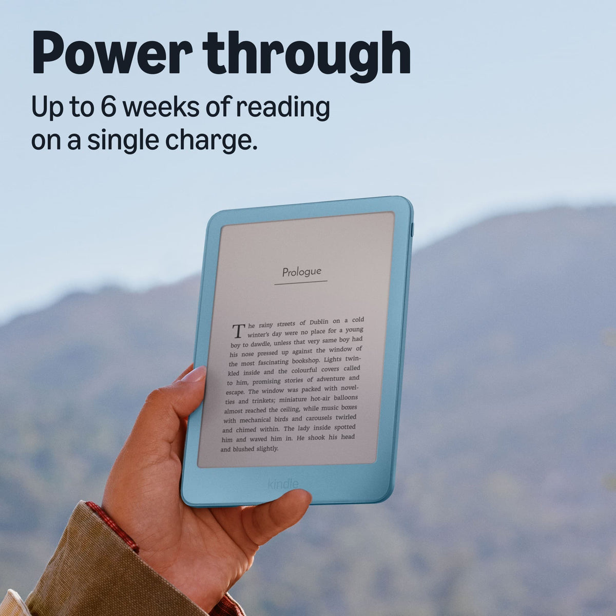 Amazon - Kindle 32GB (newest model), Thinner, new aluminum design, 6" display, No ads - 2026 - Alpine Sky
