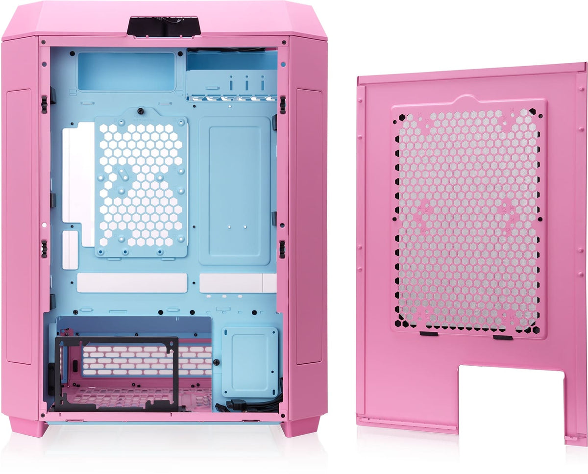 Thermaltake - The Tower 600 Mid Tower ATX PC Case - Bubble Pink