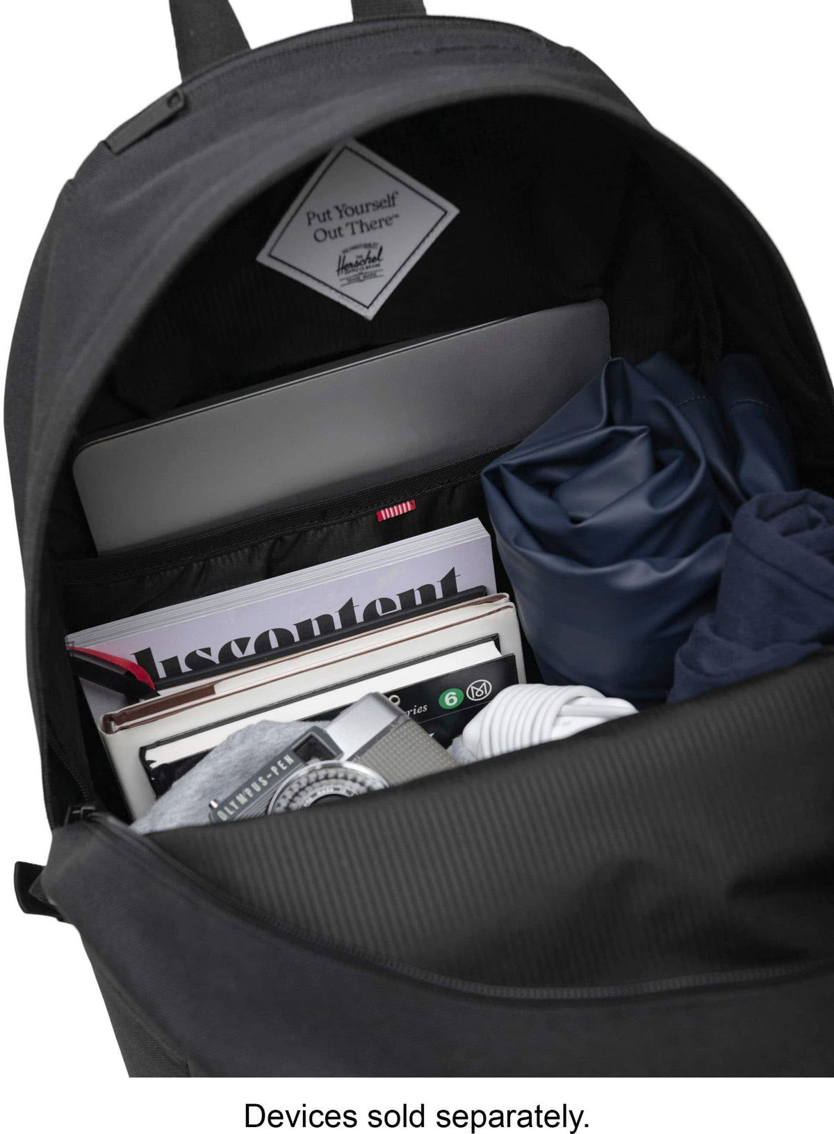 Herschel - Pop Quiz Backpack - Raven Crosshatch