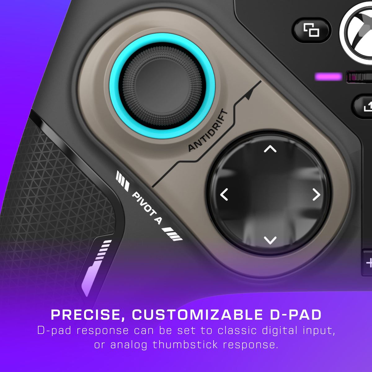 Turtle Beach - Stealth Pivot Wireless Smart PC Gaming Controller with Rotating Modules - Black