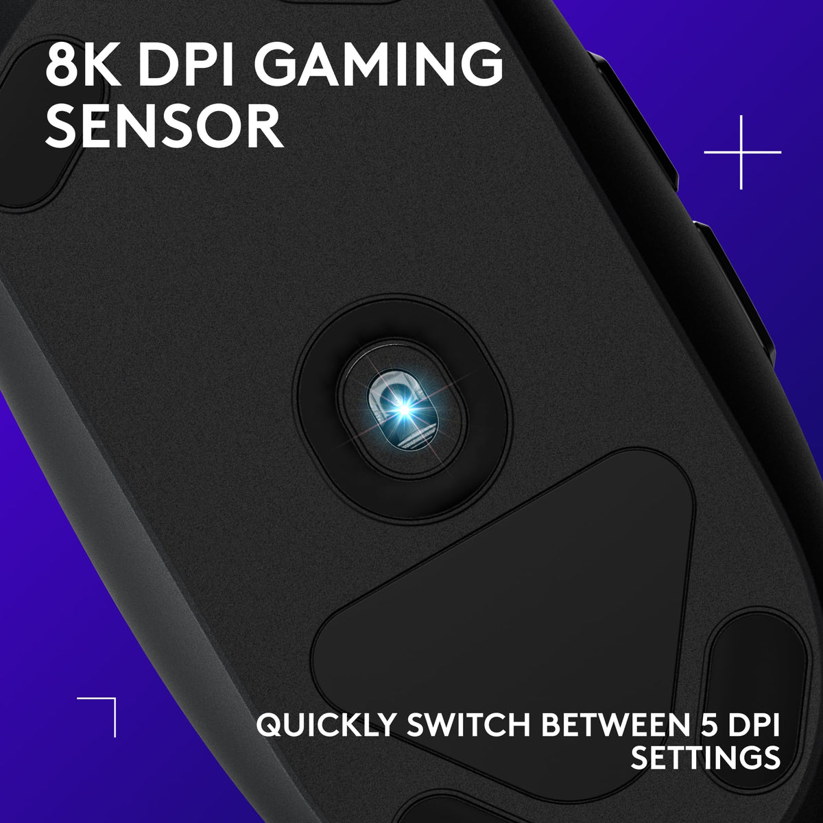 Logitech - G203 LIGHTSYNC Wired Optical Gaming Mouse with 8,000 DPI sensor - Wired - Black