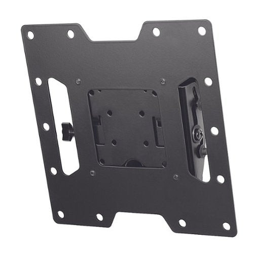 Peerless-AV - SmartMount Tilt Display Wall Mount For Most 22" - 43" Flat Panel Displays - Black, Semi-gloss Black