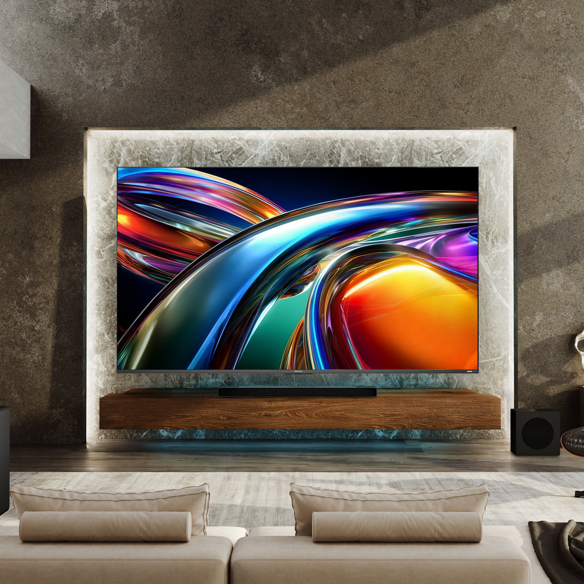 Hisense - 75" Class UR9 RGB MiniLED Series UHD 4K HDR Smart Google TV (2026)