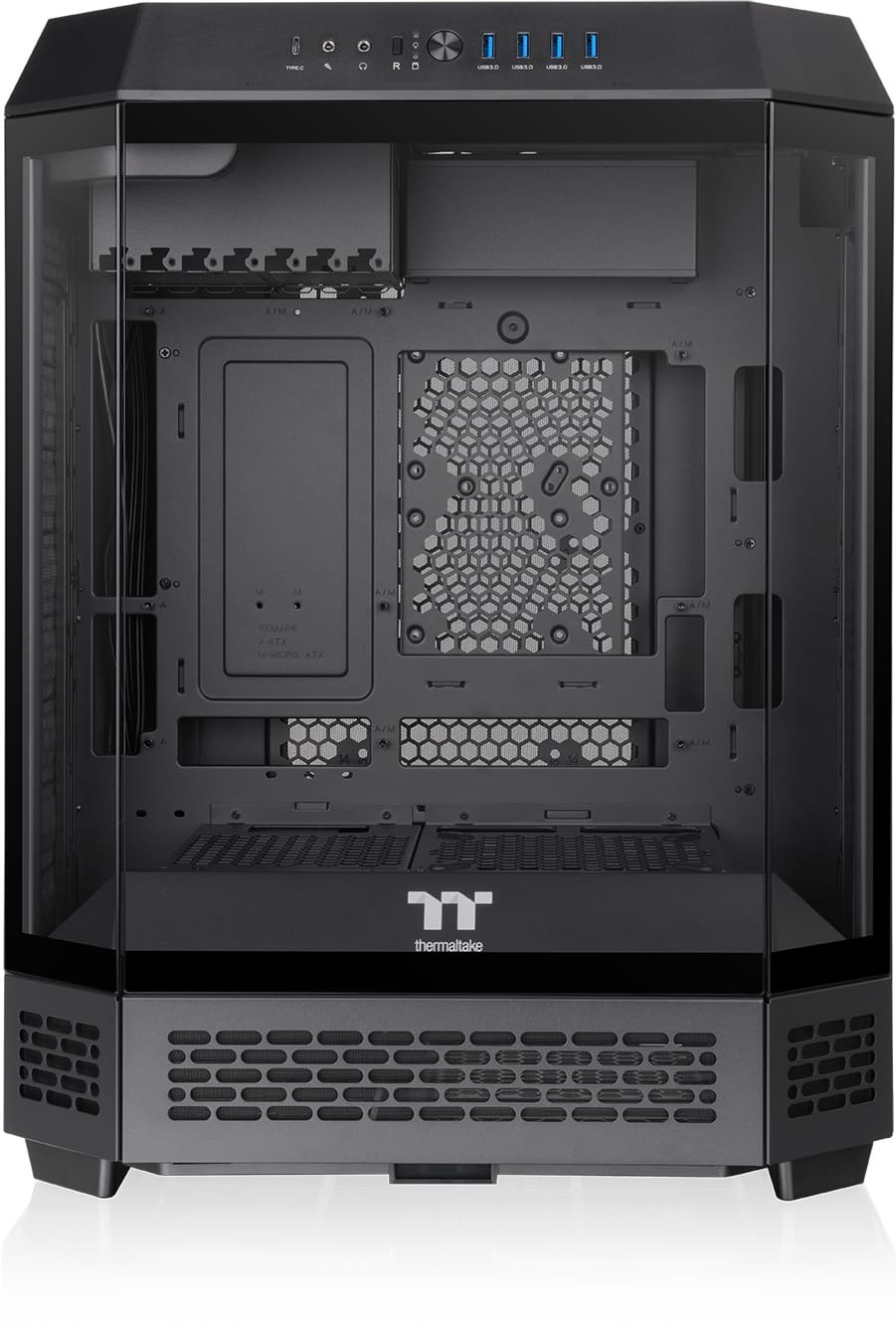 Thermaltake - Tower 600 Mid Tower ATX PC Case - Black