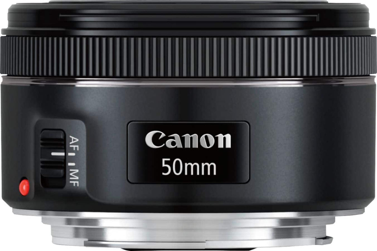 Canon - EF50mm F1.8 STM Standard Prime Lens for EOS DSLR Cameras - Black