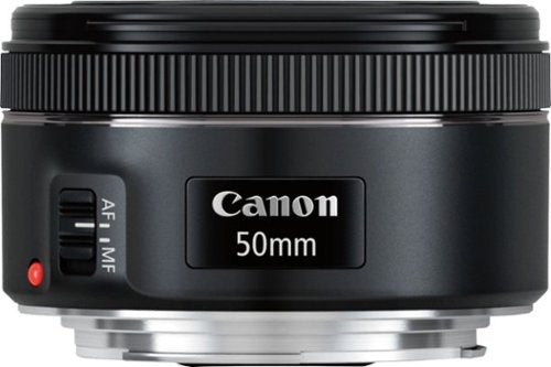 Canon - EF50mm F1.8 STM Standard Prime Lens for EOS DSLR Cameras - Black