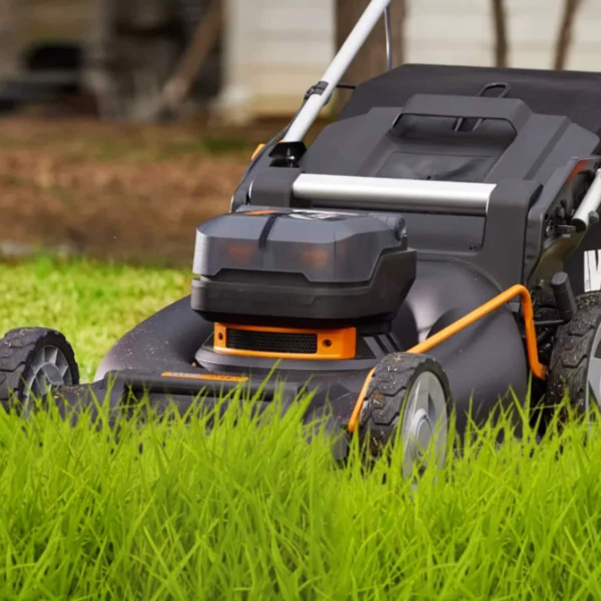 WORX - Nitro WG752 40V Power Share PRO 21" Cordless Push Lawn Mower (Batteries & Charger Included) - Black