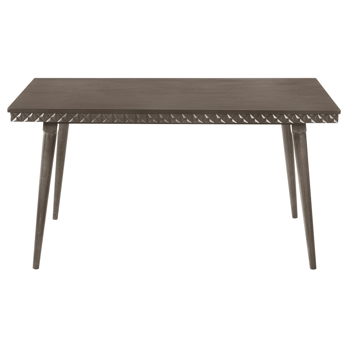 Perkins - Mesa de comedor rectangular - Marrón oscuro