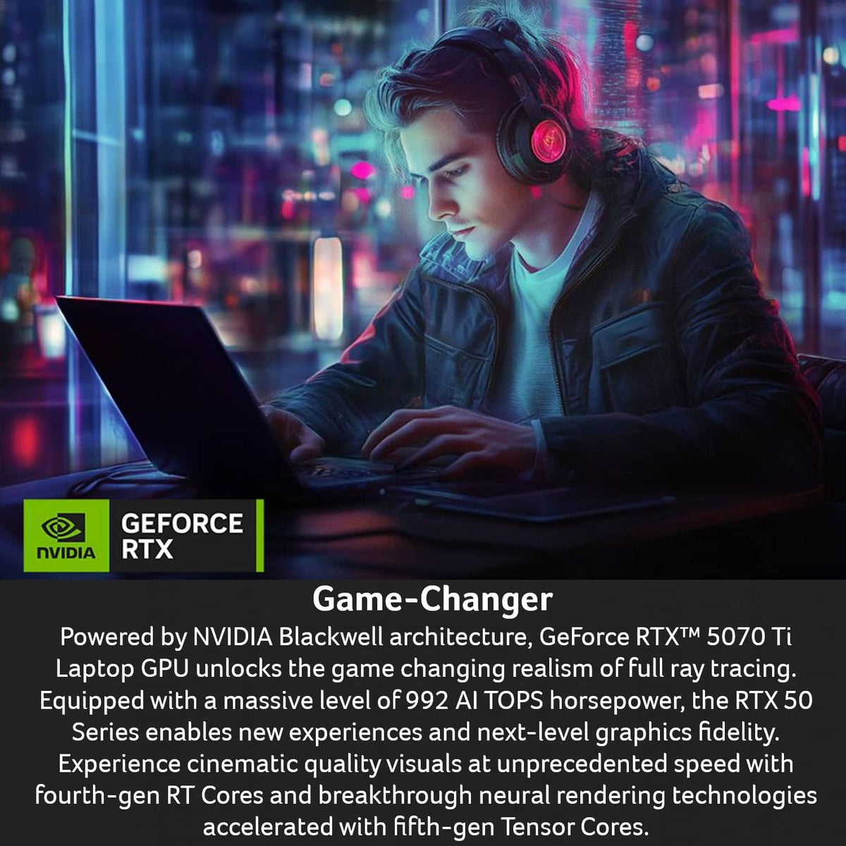 Acer - Predator Neo Gaming Laptop - 16" OLED -Intel Core Ultra 9 Series 2 2026 2.5k - RTX 5070 Ti - 16GB Memory - 1TB Storage - Obsidian Black