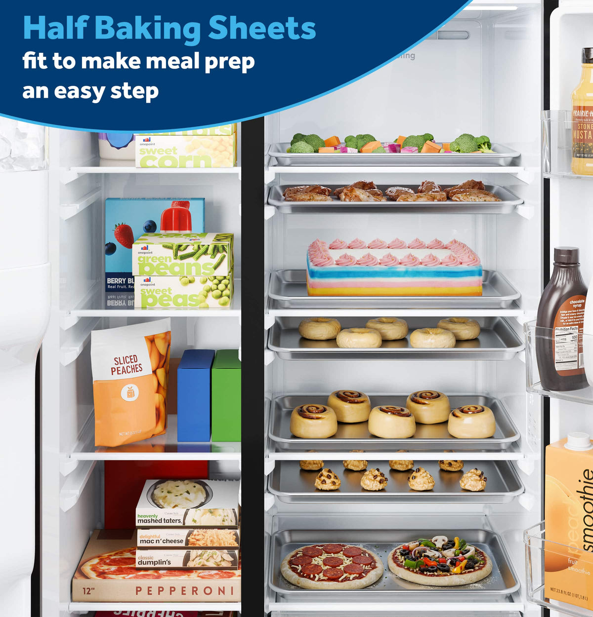 GE - 36 in. Wide 23.6 Cu. Ft. Counter Depth Side-By-Side Refrigerator with Extra Tall Dispenser and In-Door Icemaker - Black